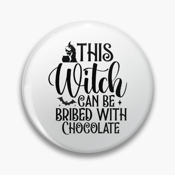 Item preview, Bribed With Chocolate Witch - Funny Spooky Festive Halloween Gift designed and sold by FuzionRaptor.