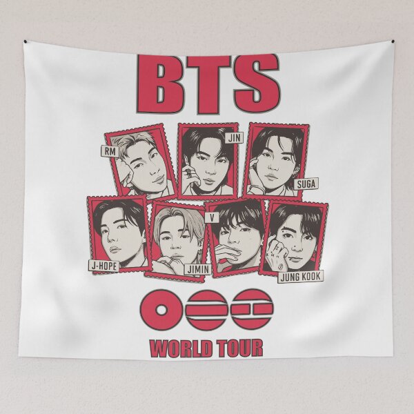 Item preview, BTS World Tour 2026 - Arirang Vintage Stamp Series OT7 designed and sold by CatEra Studio.