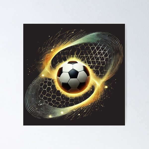 Item preview, Football / Soccer Pulse - Golden Impact designed and sold by FutureImaging.