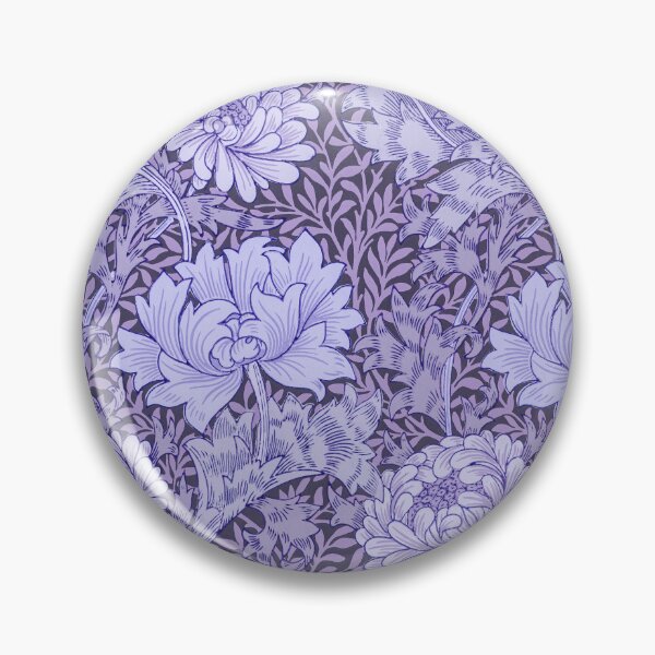 Item preview, Lavender Purple Chrysanthemum Damask William Morris designed and sold by Glimmersmith.