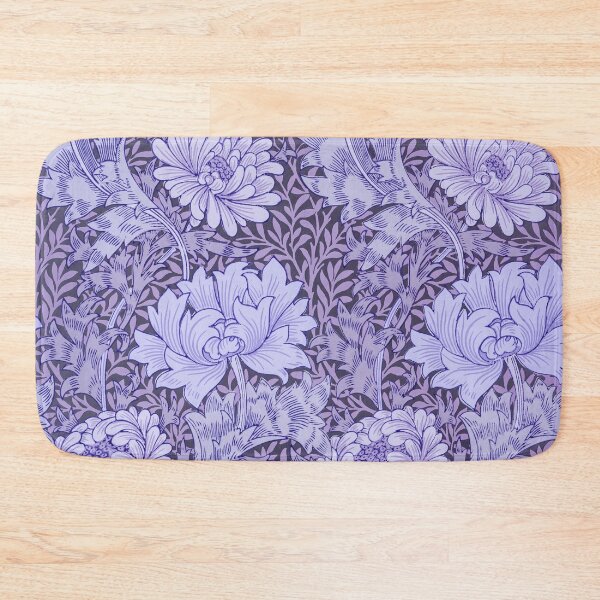 Item preview, Lavender Purple Chrysanthemum Damask William Morris designed and sold by Glimmersmith.