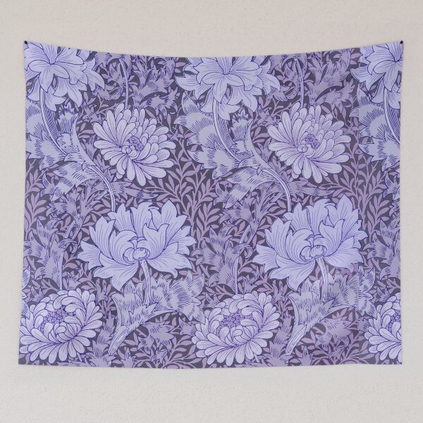 Item preview, Lavender Purple Chrysanthemum Damask William Morris designed and sold by Glimmersmith.