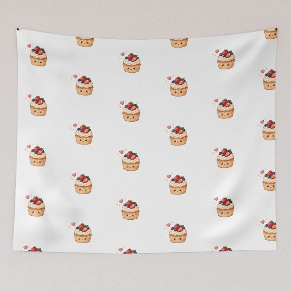 Item preview, Kawaii Berry cup cake designed and sold by Design by Sara.