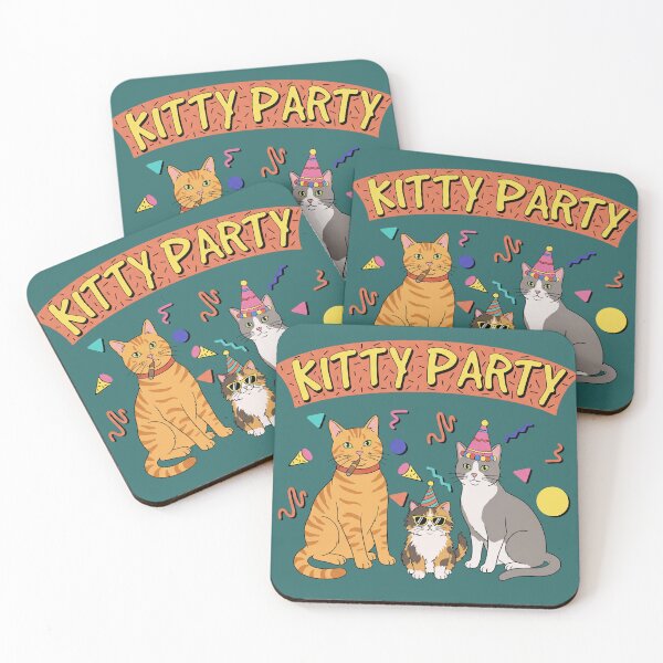 Item preview, Kitty Party 90s Style  designed and sold by Milasneeze.