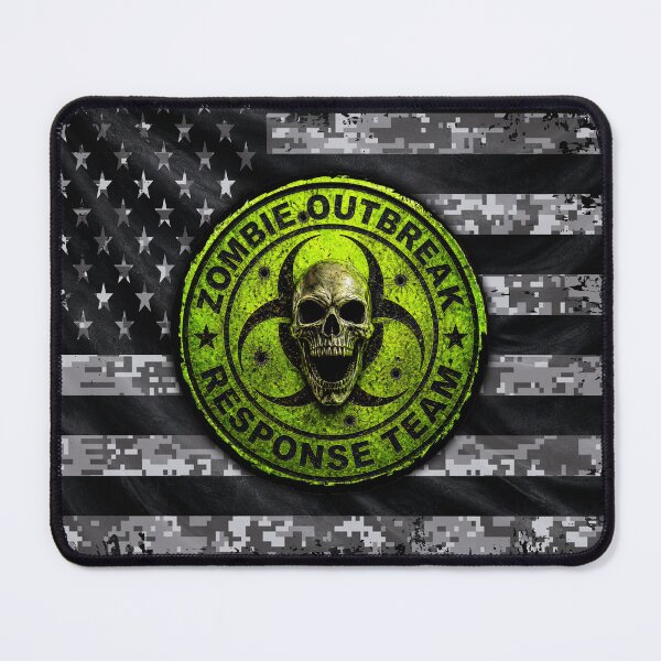 Item preview, Zombie Outbreak Response Team Skull Emblem designed and sold by artistwill.