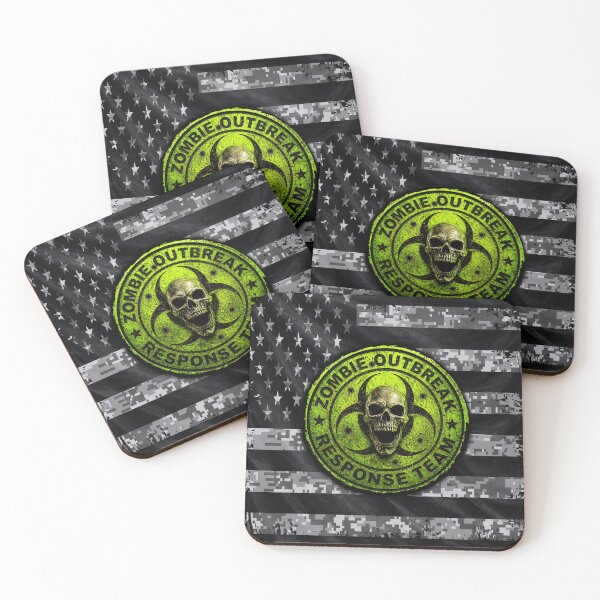 Item preview, Zombie Outbreak Response Team Skull Emblem designed and sold by artistwill.