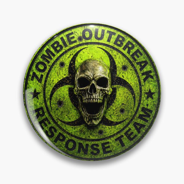 Item preview, Zombie Outbreak Response Team Skull Emblem designed and sold by artistwill.