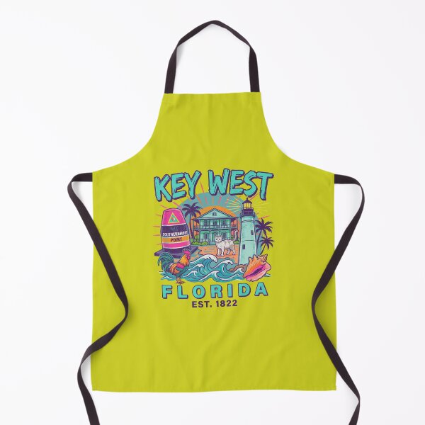 Item preview, Southernmost Point Key West Florida Roosters and Cats  designed and sold by Milasneeze.