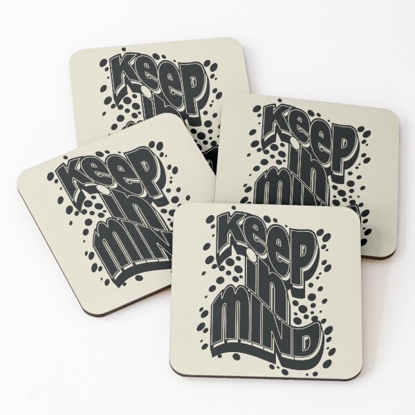 Item preview, Keep in Mind-Outline Lettering designed and sold by wickedpretty.