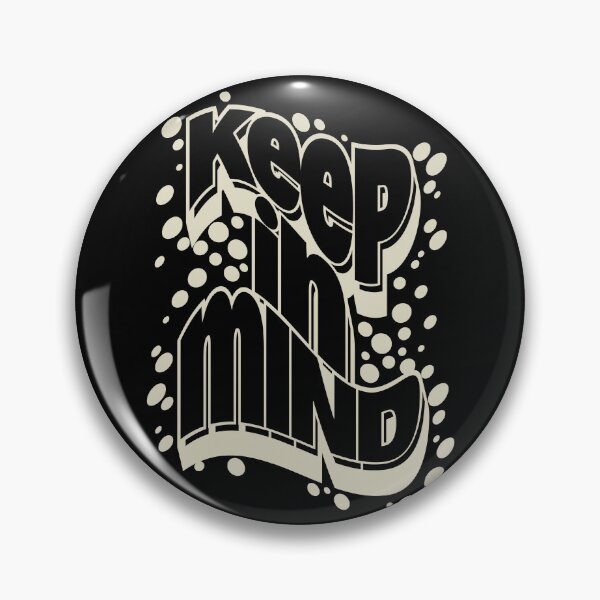 Item preview, Keep in Mind-Outline Lettering designed and sold by wickedpretty.