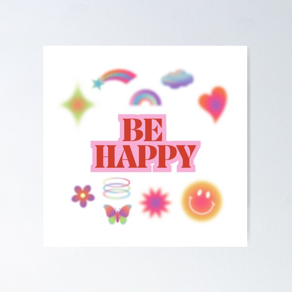 Item preview, Be Happy designed and sold by GeoandHome.