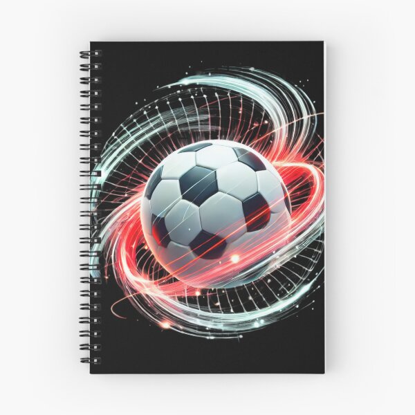 Aperçu de l'œuvre Football / Soccer Blaze - Impact dynamique créée et vendue par FutureImaging.