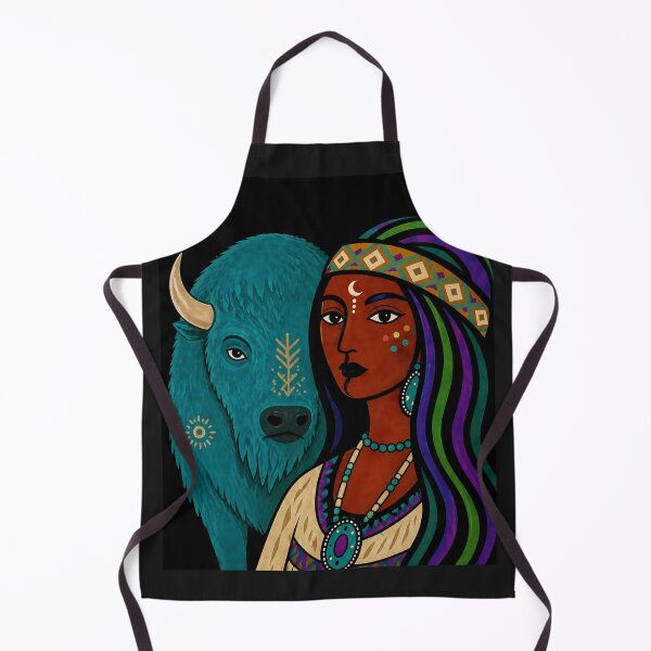 Item preview, Buffalo Woman Spirit designed and sold by ZunZunArt.