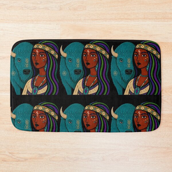 Item preview, Buffalo Woman Spirit designed and sold by ZunZunArt.