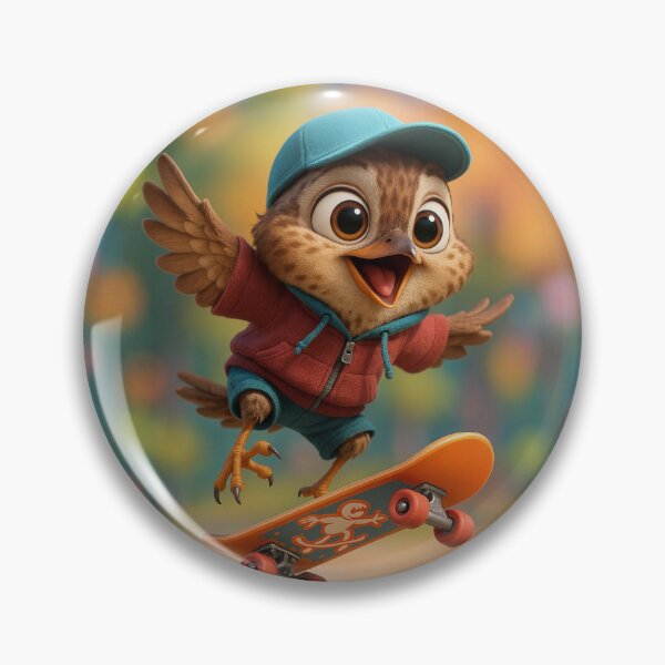 Item preview, Skater Thrush Songbird designed and sold by Sillytoe.