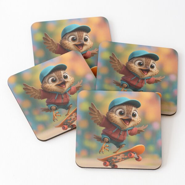 Item preview, Skater Thrush Songbird designed and sold by Sillytoe.
