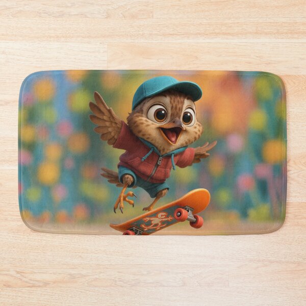 Item preview, Skater Thrush Songbird designed and sold by Sillytoe.