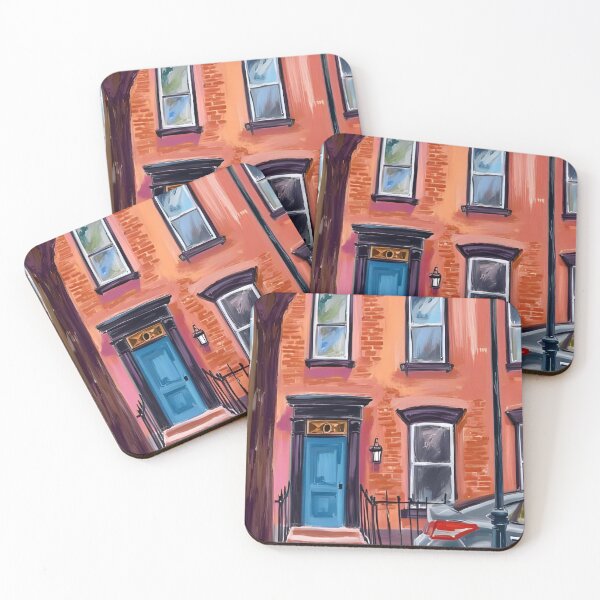 Item preview, Boston Brownstones  designed and sold by artbynalamagnolia.