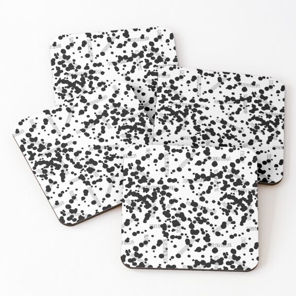 Item preview, Dashes and Dots Black pattern designed and sold by LAEC-Shop.