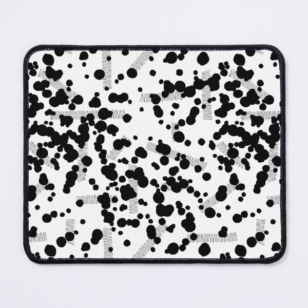 Item preview, Dashes and Dots Black pattern designed and sold by LAEC-Shop.