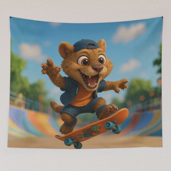Item preview, Skater Thylacoleo designed and sold by Sillytoe.