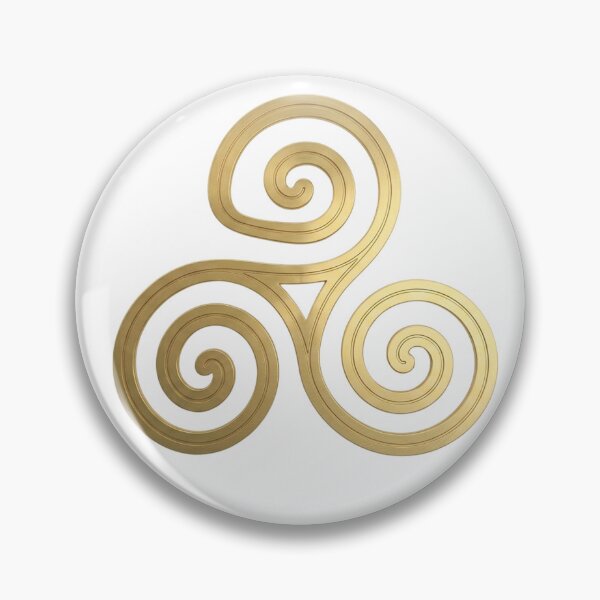 Item preview, The triskelion, a Celtic symbol of the Druids, symbolizes the mind-body-spirit triad, the cycle of life-death-rebirth, and the past-present-future. It was considered a protective amulet. designed and sold by Mollet Shop.