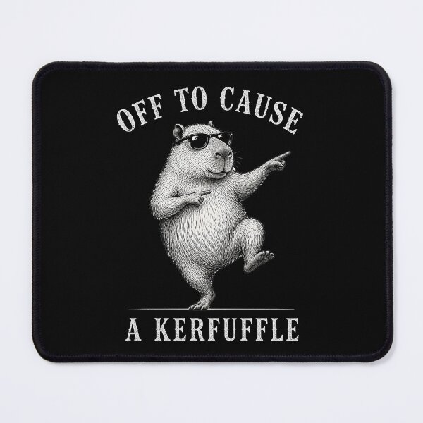 Item preview, Off To Cause A Kerfuffle - Capybara designed and sold by Lichtisign.