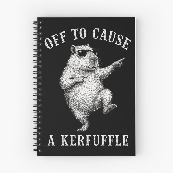 Item preview, Off To Cause A Kerfuffle - Capybara designed and sold by Lichtisign.