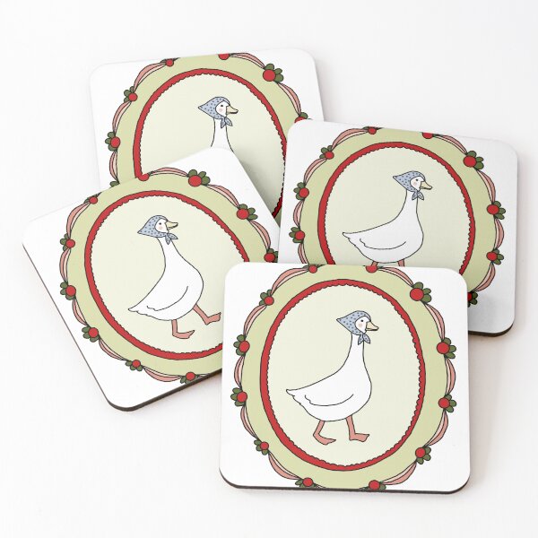 Item preview, Cottagecore Goose in a Vintage Frame  designed and sold by Moss and Myth.