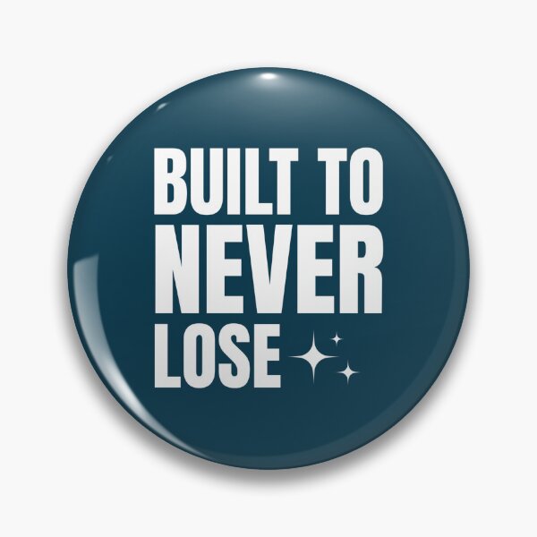 Item preview, Copy of Built To Never Lose Motivational Typography Design designed and sold by Waldero.