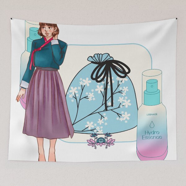Item preview, Modern Hanbok & Hydro Essence K-Beauty designed and sold by Kanniax.