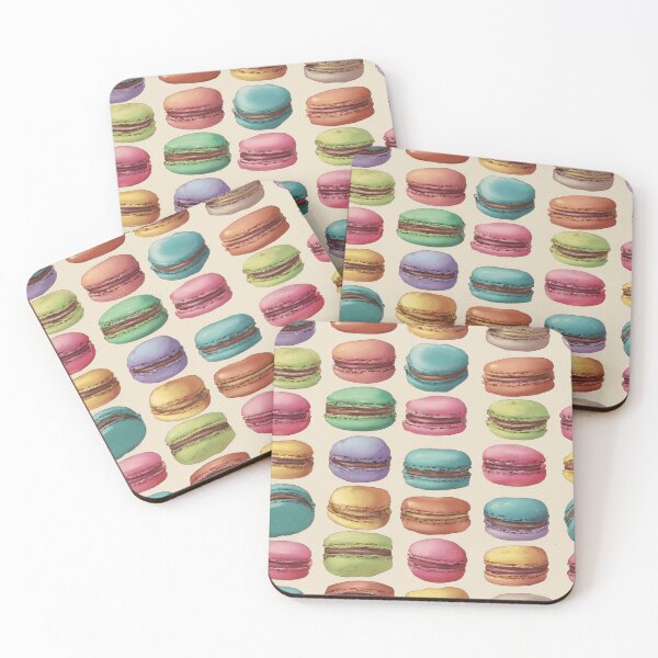 Item preview, Colorful Macaron Pattern French Dessert Lover designed and sold by NicolasGlowArt.