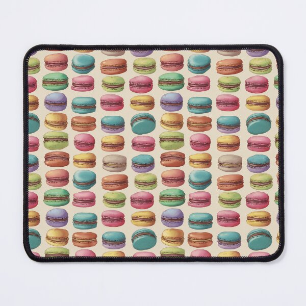 Item preview, Colorful Macaron Pattern French Dessert Lover designed and sold by NicolasGlowArt.