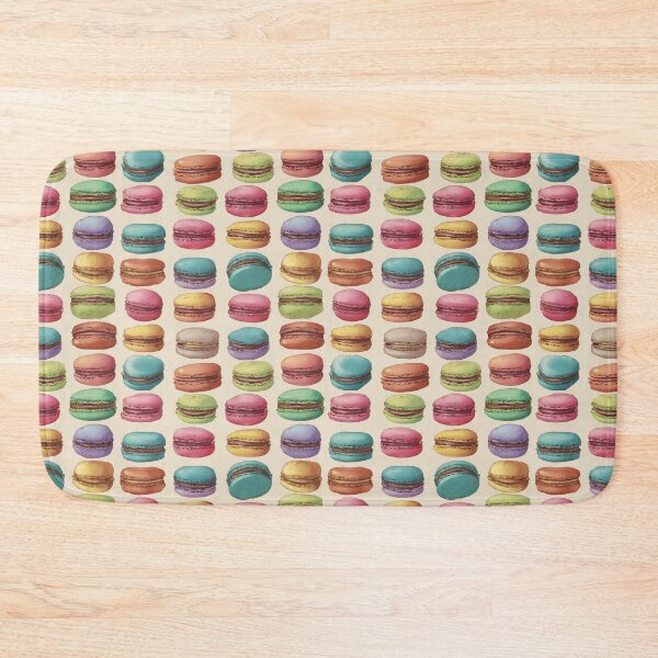 Item preview, Colorful Macaron Pattern French Dessert Lover designed and sold by NicolasGlowArt.