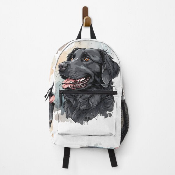 Item preview, Black Golden Retriever Portrait – Watercolor Style Dog Illustration designed and sold by Karolina’s Cozy Creations.