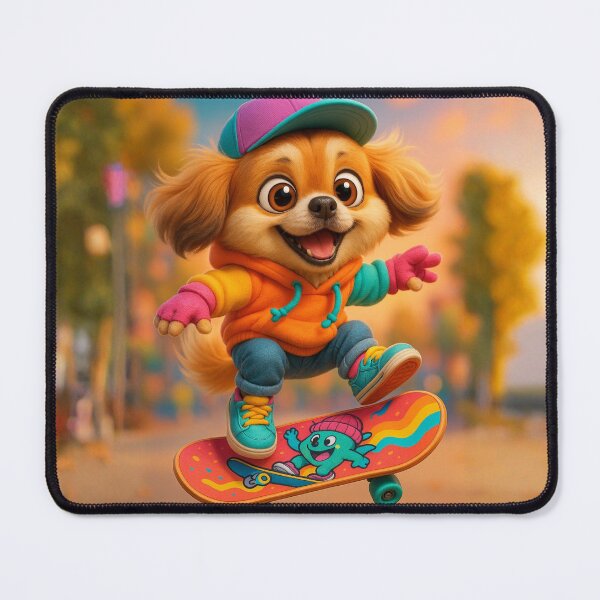 Item preview, Skater Tibetan Spaniel designed and sold by Sillytoe.