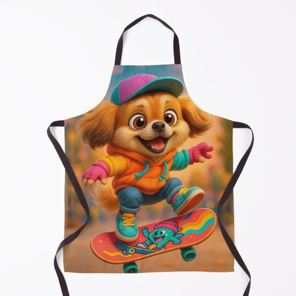 Item preview, Skater Tibetan Spaniel designed and sold by Sillytoe.