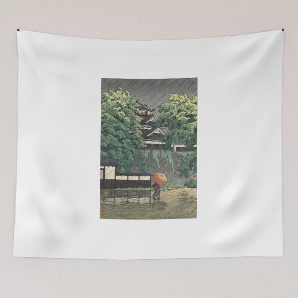 Item preview, Udo Tower Kumamoto Castle - Kawase Hasui  designed and sold by RBEnt.