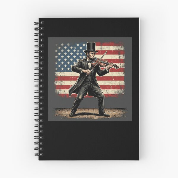 Item preview, Abe Lincoln Fiddler National Flag Vintage Design designed and sold by snowry.