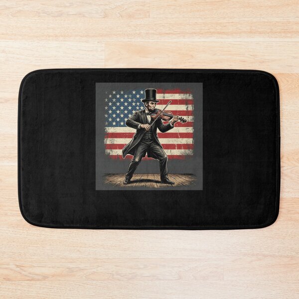Item preview, Abe Lincoln Fiddler National Flag Vintage Design designed and sold by snowry.