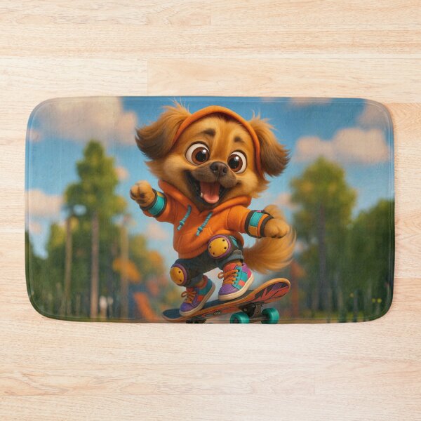 Item preview, Skater Tibetan Terrier designed and sold by Sillytoe.
