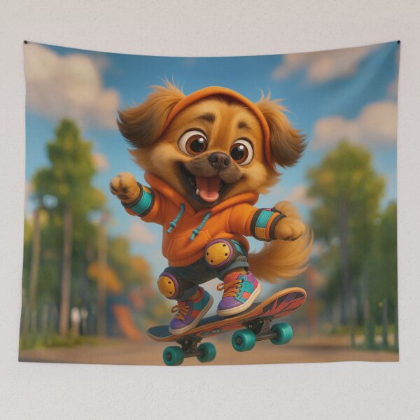 Item preview, Skater Tibetan Terrier designed and sold by Sillytoe.