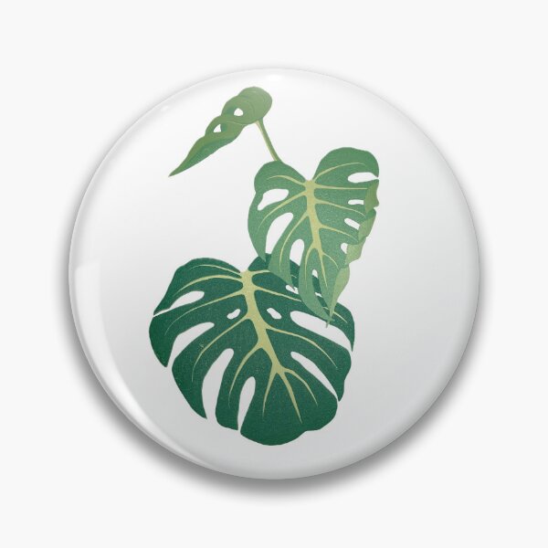 Item preview, Monstera reduction Lino print designed and sold by LornaAshworth.