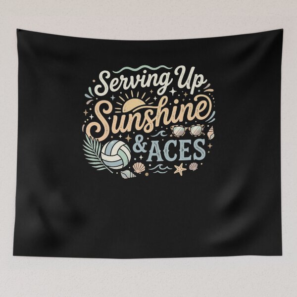 Item preview, Serving Up Sunshine & Aces Beach Volleyball designed and sold by snowry.