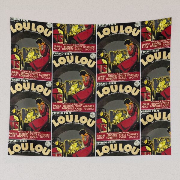 Item preview, Louise Brooks, French movie poster for LouLou designed and sold by stevepaint.