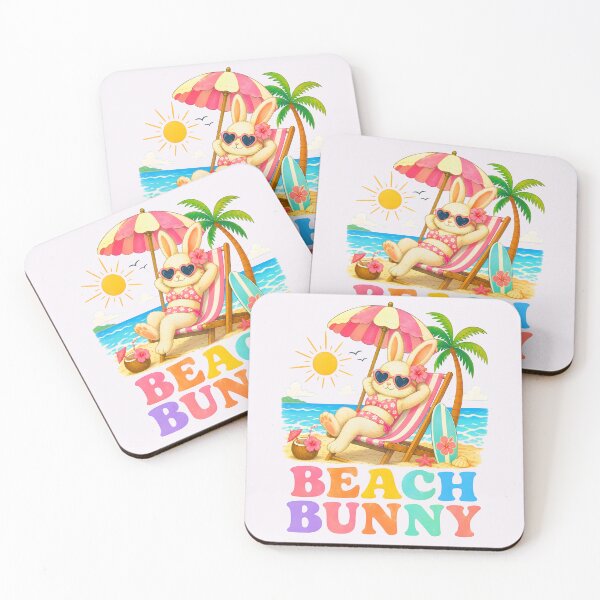 Item preview, Summer Beach Bunny 4 designed and sold by DigitalandPhoto.