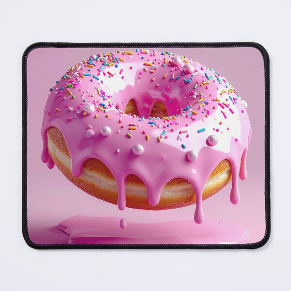 Item preview, Minimal Pink Frosted Donut Design designed and sold by BetweenForms.