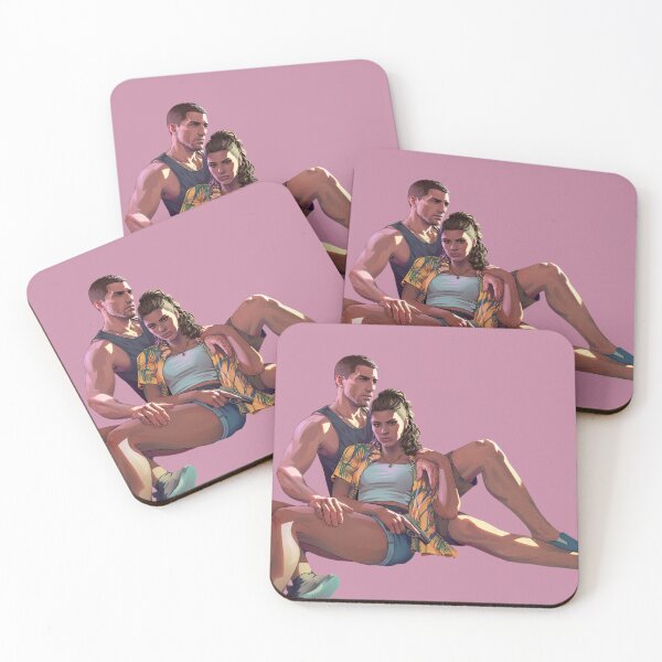 Item preview, GTA 6 Jason and Lucia Motel designed and sold by CortsideGoods.