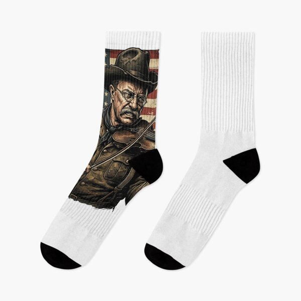 Item preview, Theodore Roosevelt Fiddler US Flag Patriot designed and sold by snowry.