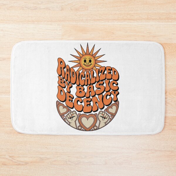 Item preview, Radicalized By Basic Decency Retro Groovy Aesthetic designed and sold by techdave.